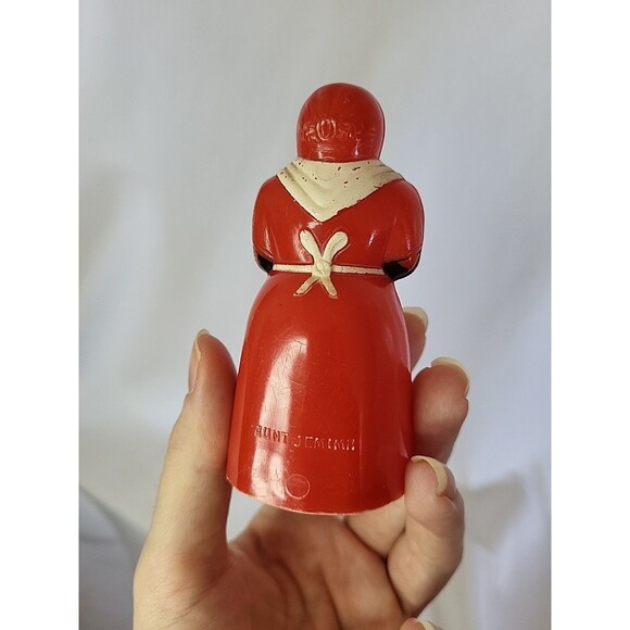 Vintage Americana Jemima Moses Salt Pepper Shakers F&F Plastic See* - Picture 8 of 11